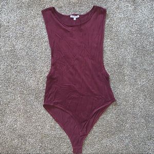 Suede Bodysuit